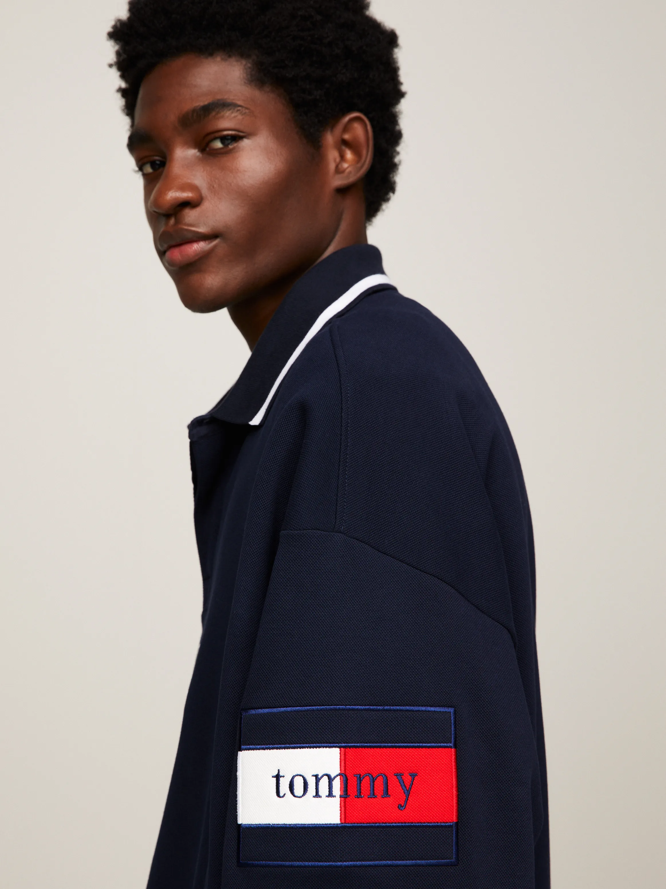 1985 Collection Dual Gender Oversized Rugby Shirt | Sweatshirts & Hoodies | Tommy Jeans