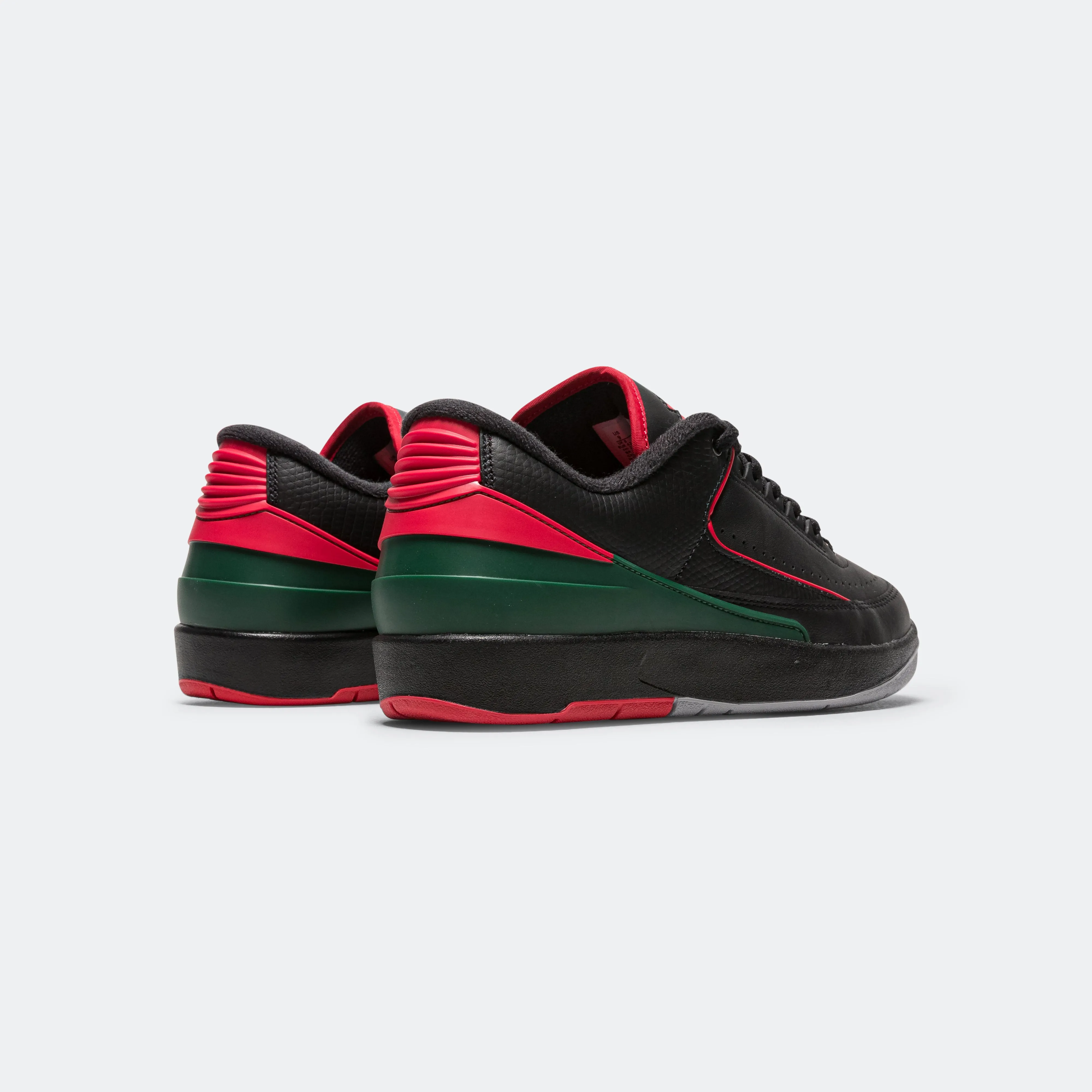 Air Jordan 2 Low 'Origins' - Black/Fire Red-Fir