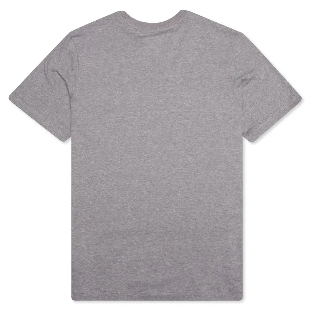 AJ1 S/S Crew Tee - Carbon Heather