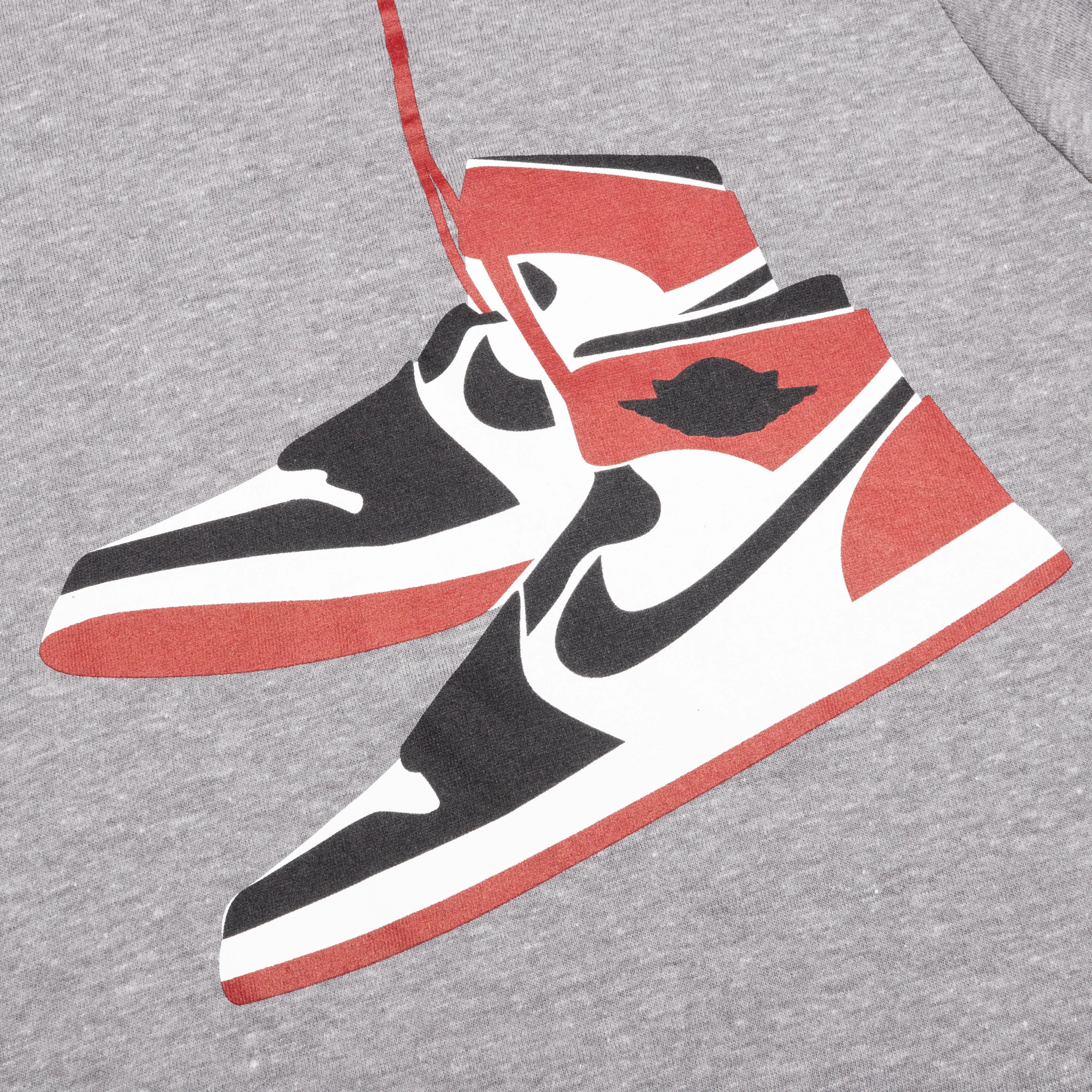 AJ1 S/S Crew Tee - Carbon Heather