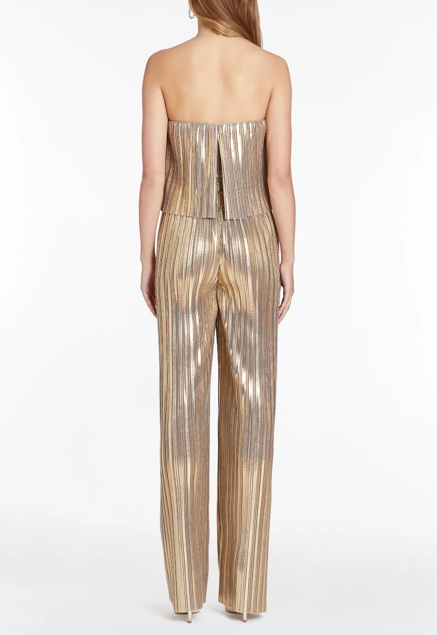 AMANDA UPRICHARD COLLINA JUMPSUIT IN PLEATS