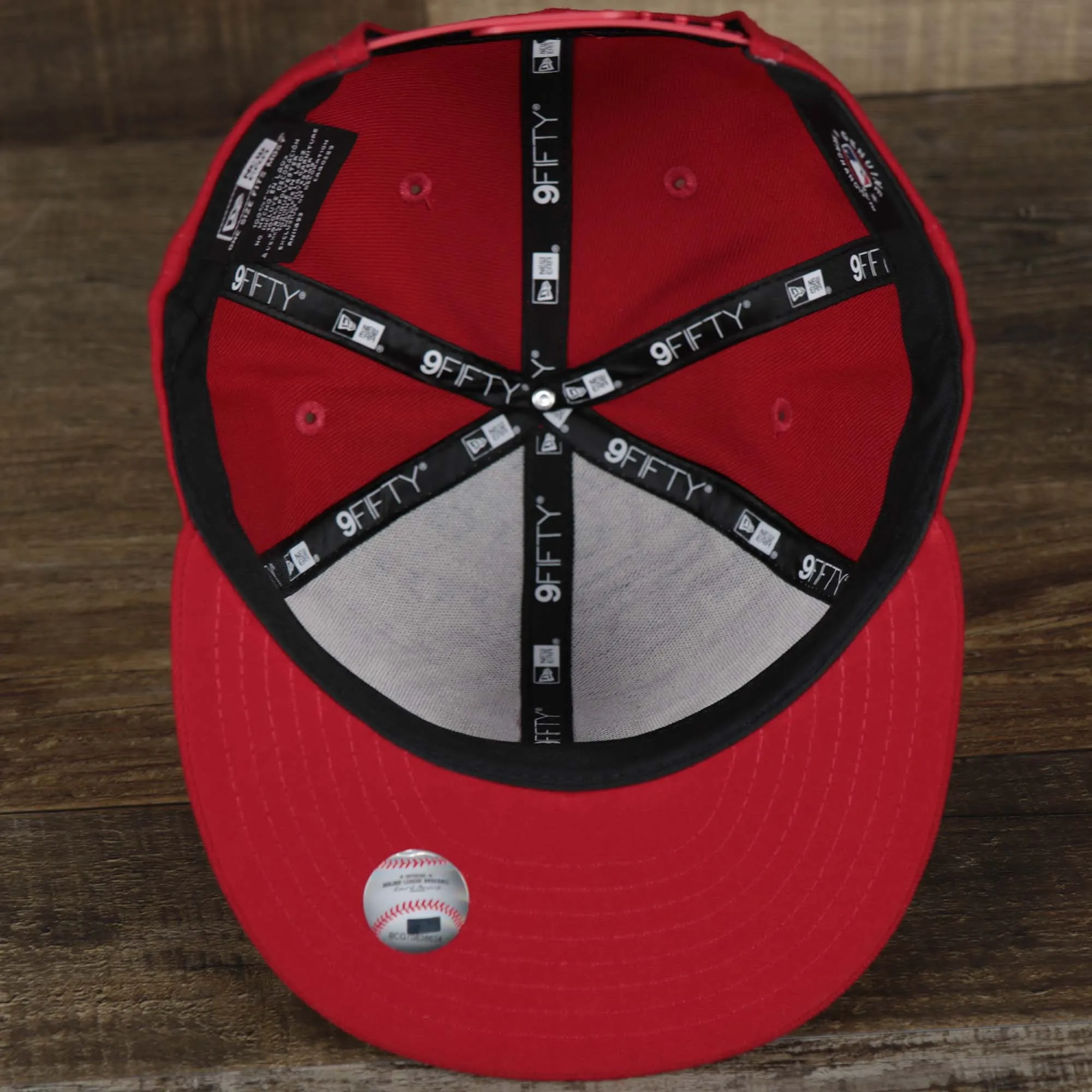 Anaheim Angels 2022 4th of July Stars And Stripes 9Fifty Snapback | Red Snapback