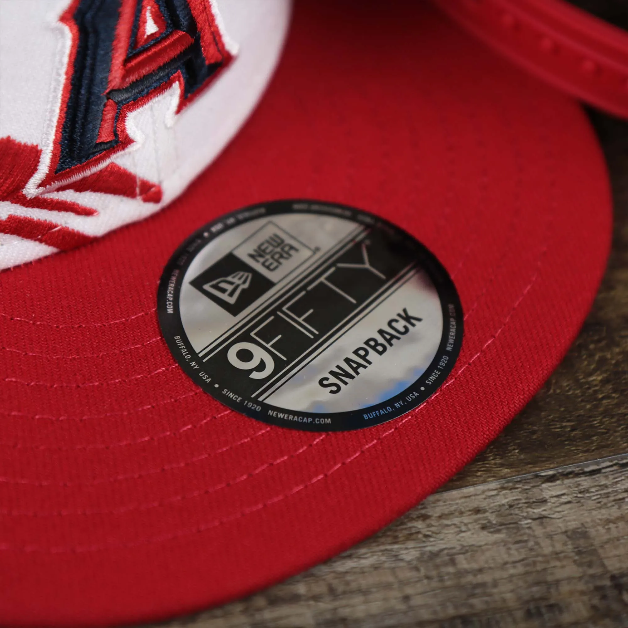 Anaheim Angels 2022 4th of July Stars And Stripes 9Fifty Snapback | Red Snapback