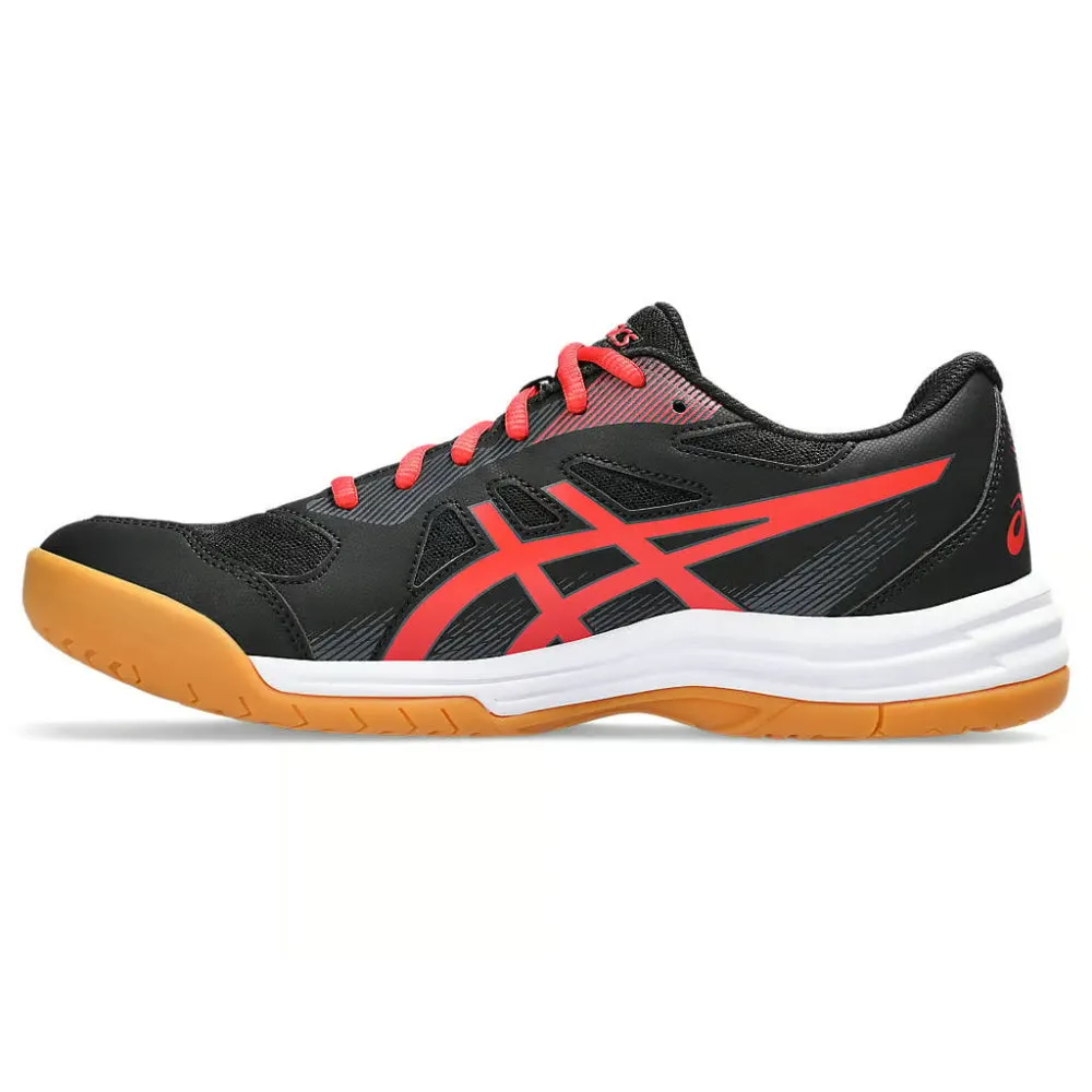 ASICS Men's Upcourt 5 Badminton Shoe (Black/Classic Red)