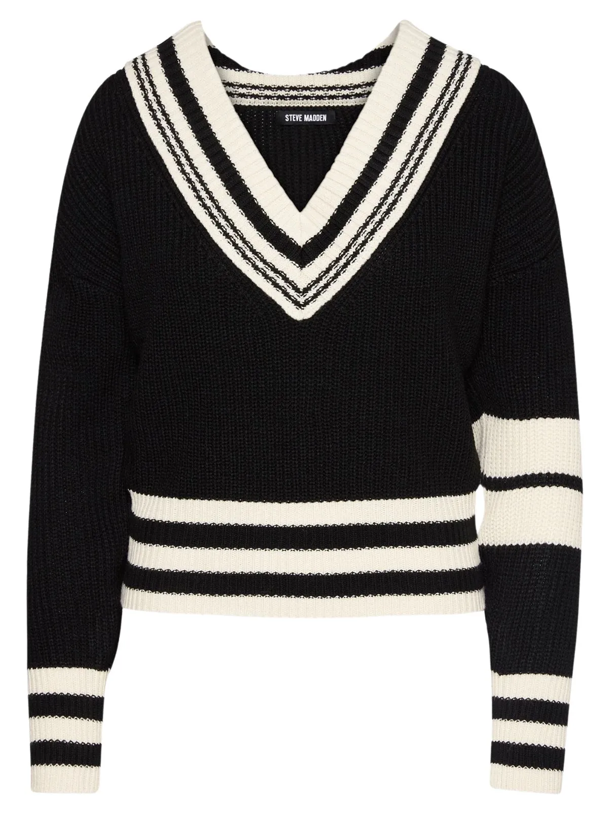 BB Dakota by Steve Madden Jen Sweater in Black Multi