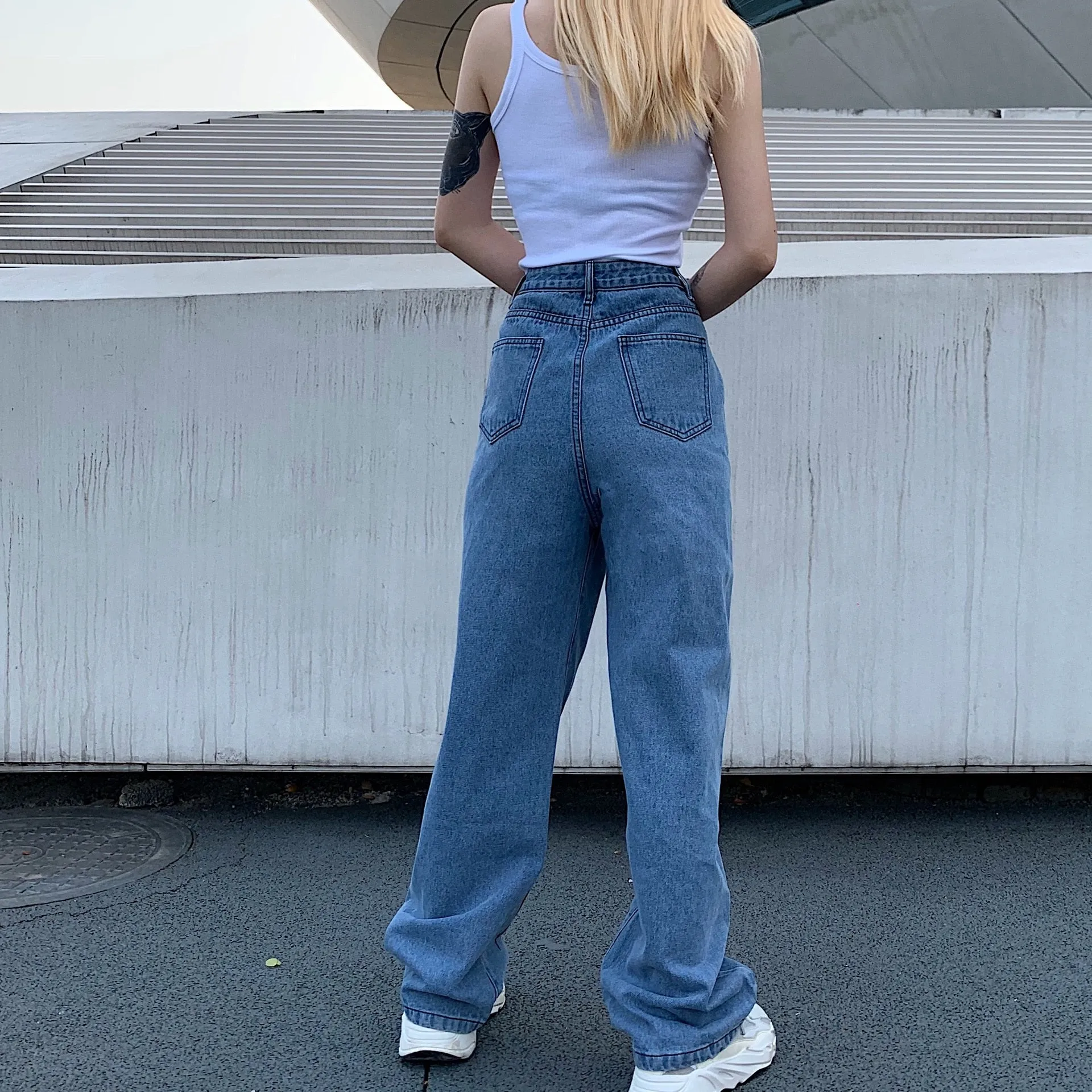 Butterfly Loose Fit Streetwear Jean