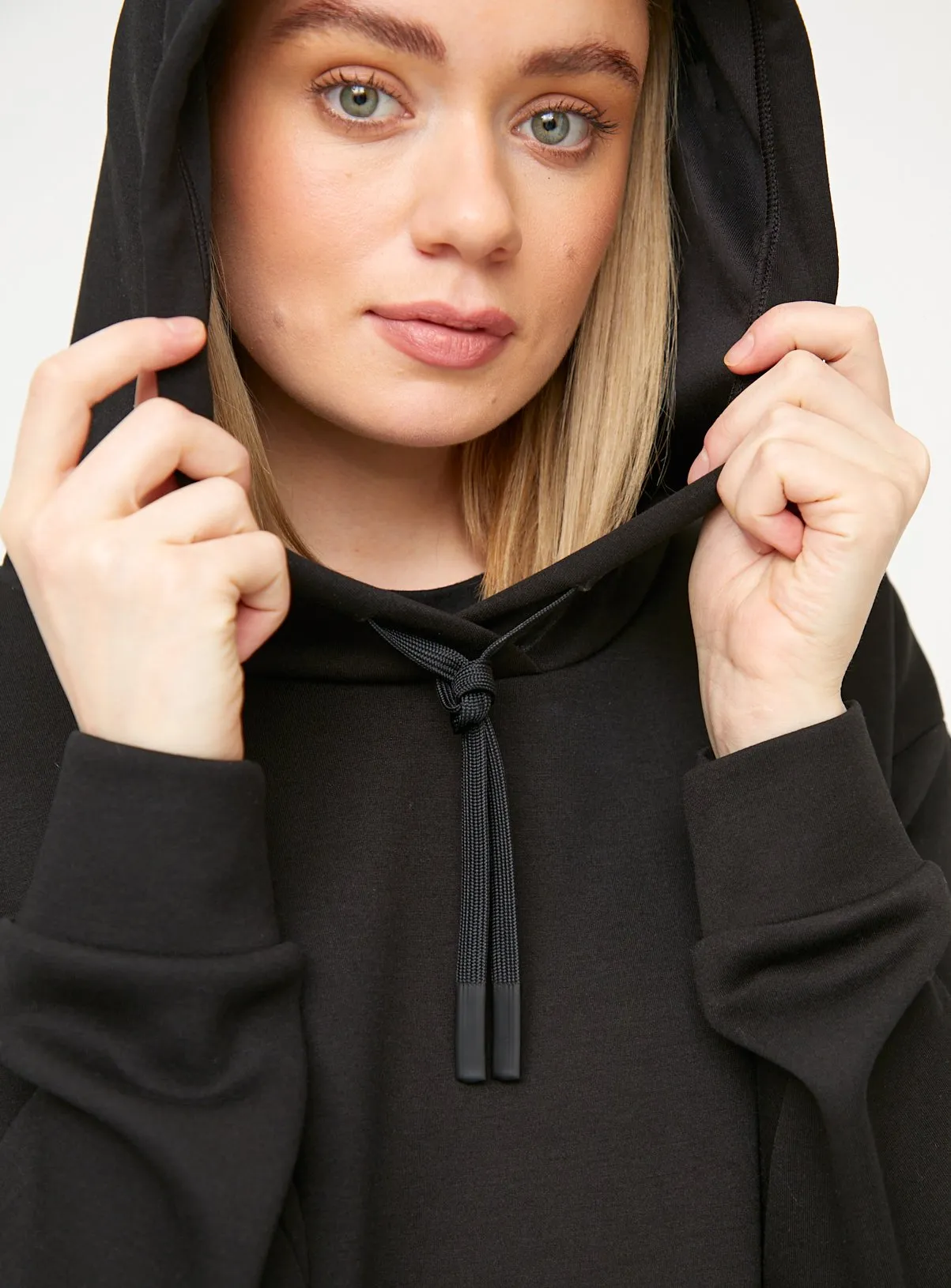 Buy Active Black Oversized Scuba Hoodie XXL | Hoodies and sweatshirts | Tu