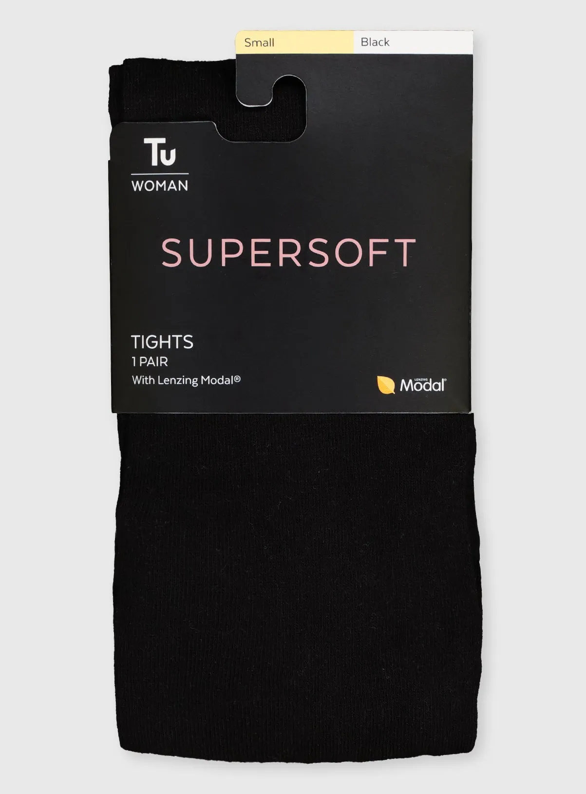 Buy Black Supersoft Tights With TENCEL™ Modal XL | Tights | Tu