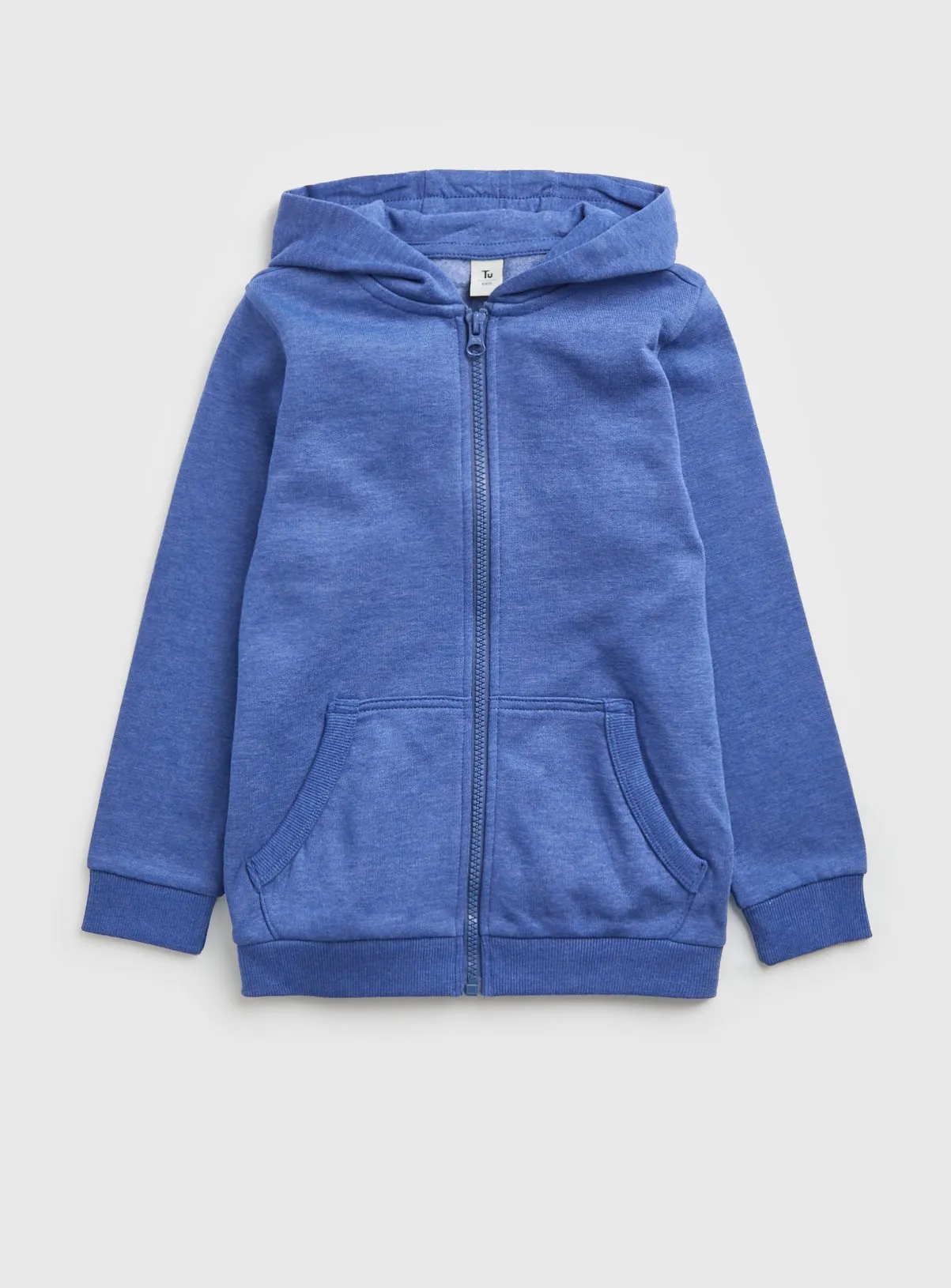 Buy Blue Zip Through Hoodie 9 years | Jumpers and hoodies | Tu