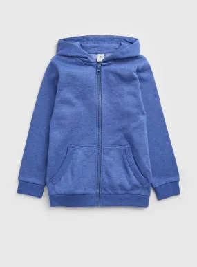 Buy Blue Zip Through Hoodie 9 years | Jumpers and hoodies | Tu