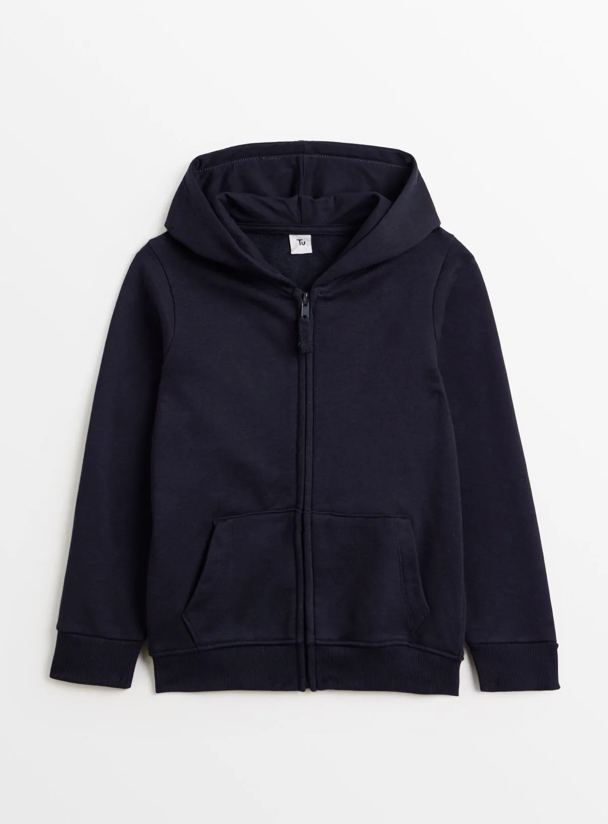 Buy Navy Zip-Through Hoodie 5 years | Jumpers and hoodies | Tu