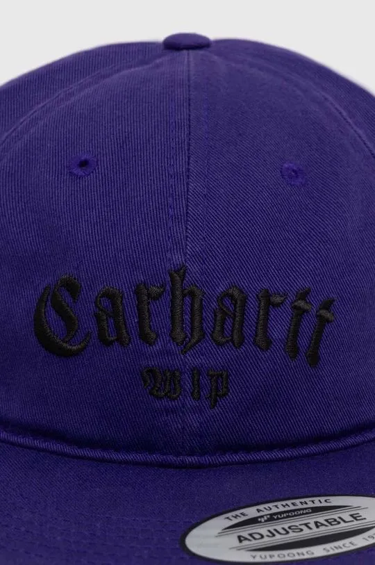 Carhartt WIP baseball cap Onyx Cap violet color I032899.1ZTXX