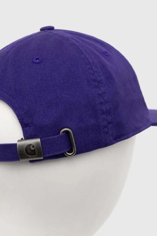 Carhartt WIP baseball cap Onyx Cap violet color I032899.1ZTXX