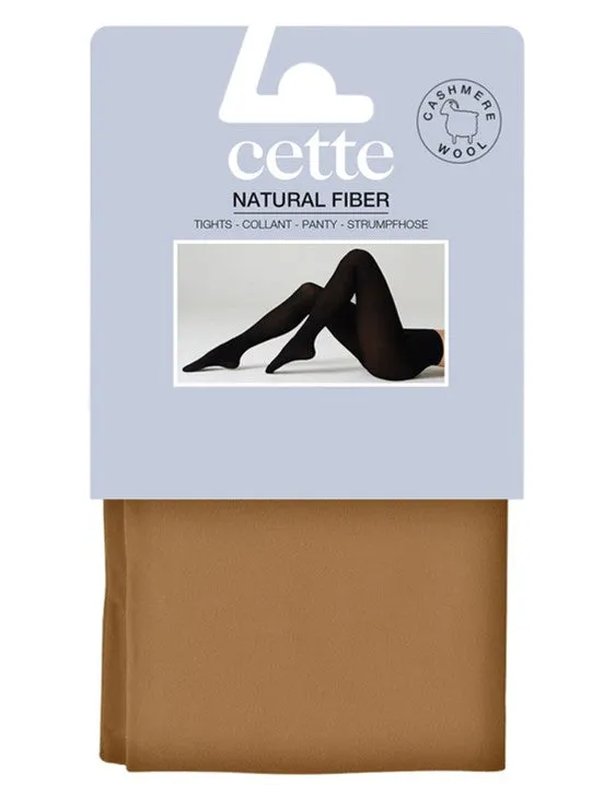 Cette Lima Cashmere Wool Tights Wood Smoke