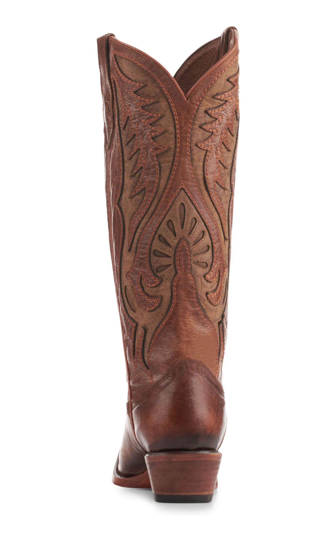 Circle G by Corral Women's Bronze with Inlays Snip Toe Cowboy Boots