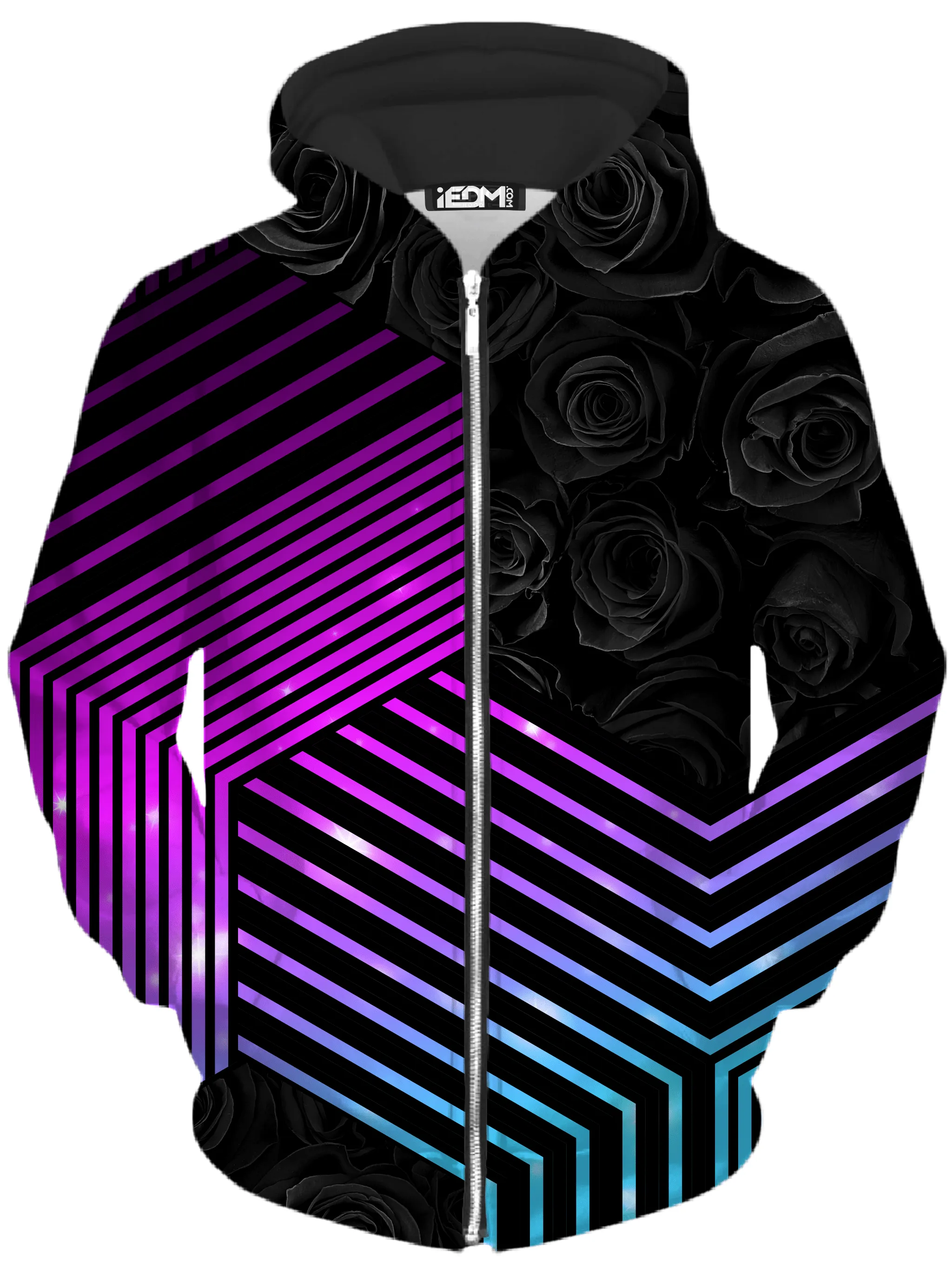 Connected Hex Unisex Zip-Up Hoodie (Clearance)