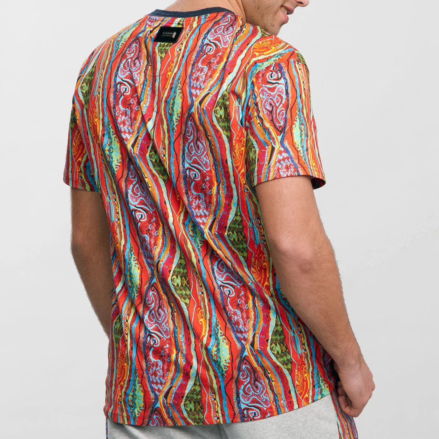 COOGI Sunset Classic All-Over V-Neck Tee