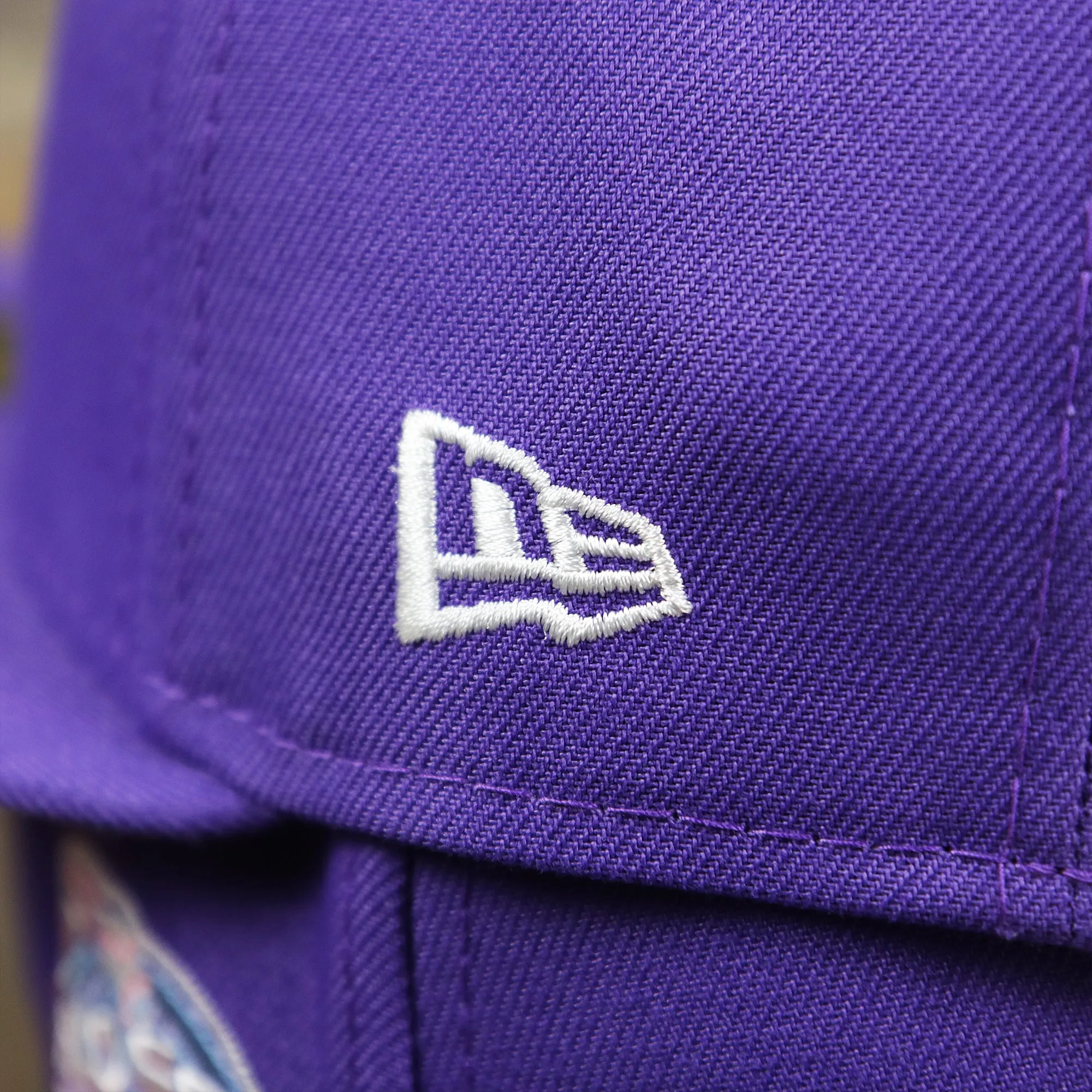 Cooperstown Arizona Diamondbacks Pop Sweat Pastel World Series Side Patch Fitted Cap With Pink Undervisor | Purple 59Fifty Cap