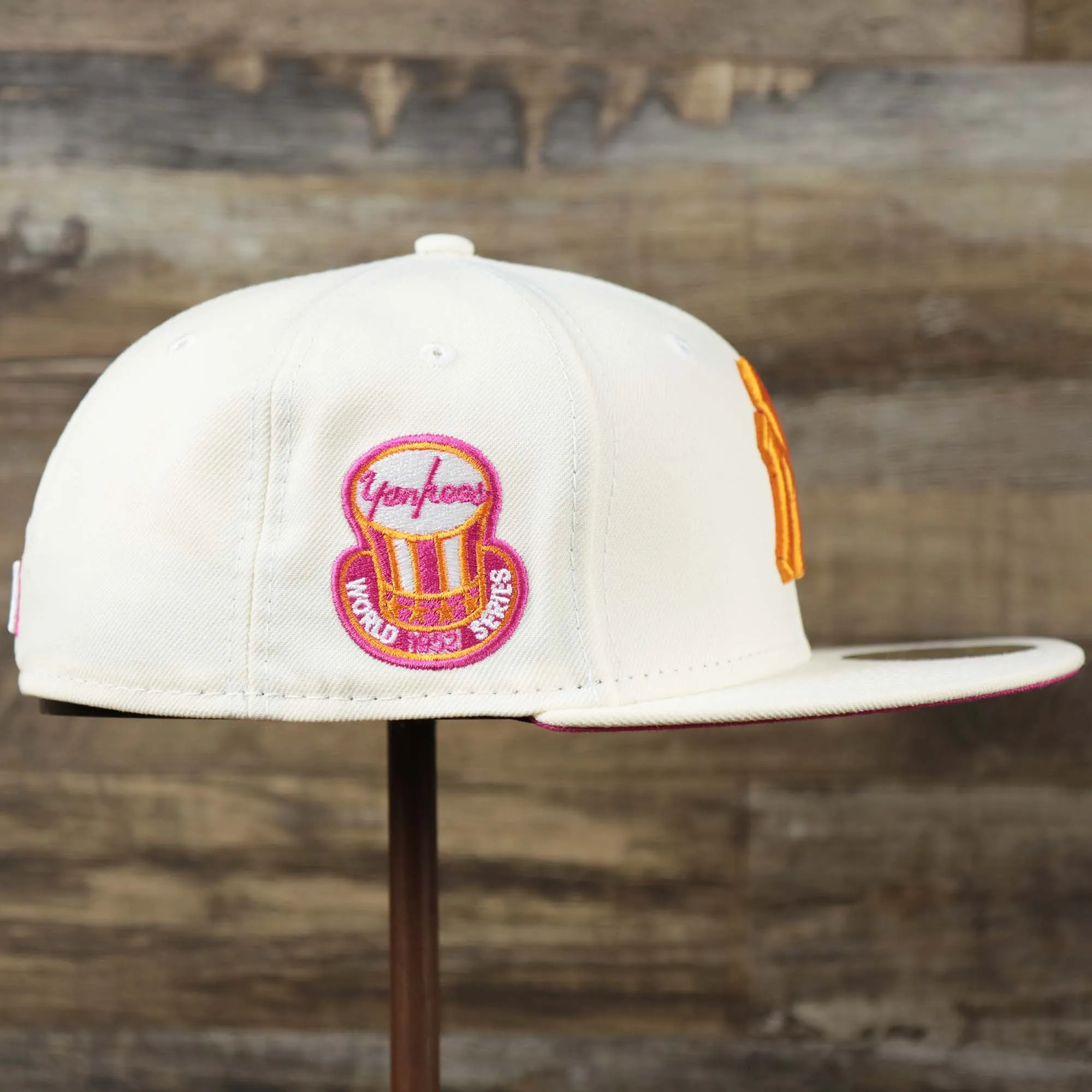 Cooperstown New York Yankees Coffee Shop 1952 All Star Game Liberty Bell Side Patch 59Fifty Fitted Cap | Donut Pack Off White 59