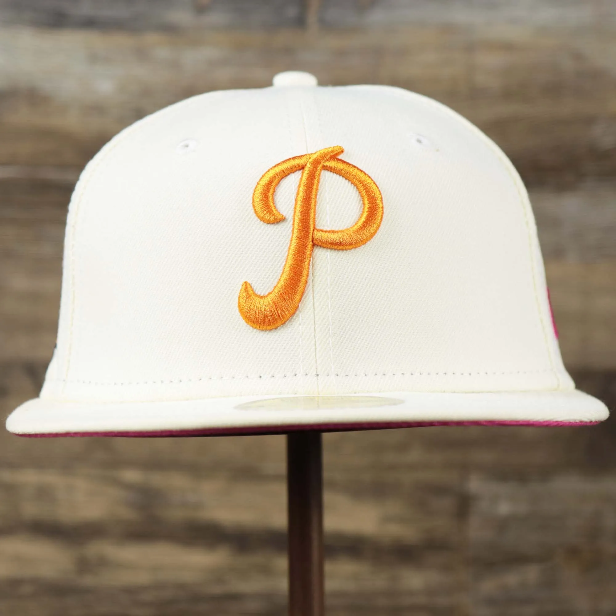 Cooperstown Philadelphia Phillies Coffee Shop 1952 All Star Game Liberty Bell Side Patch 59Fifty Fitted Cap | Donut Pack Off Whi