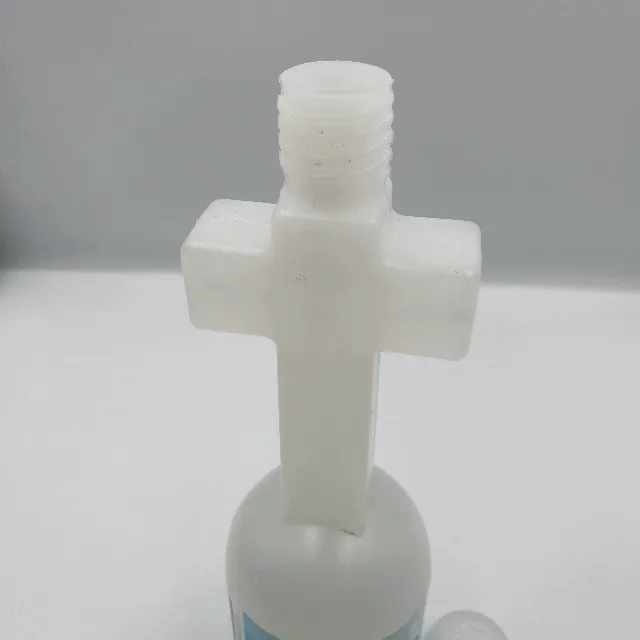 Cross Shaped Bottle Of Jordan River Holy Water By Zuluf (HLG231)