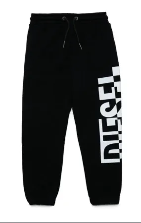 Diesel Trackpants Block Logo Black