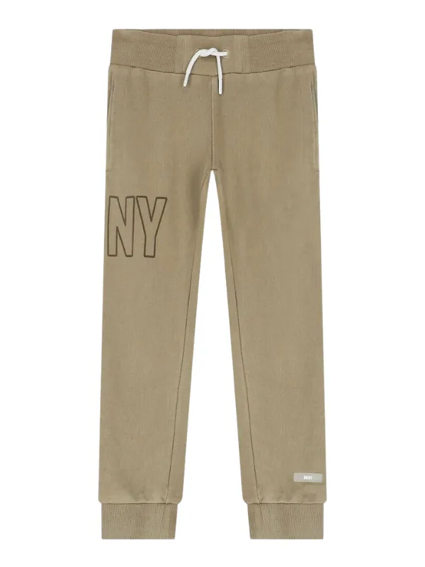 Dkny Trackpants Logo Beige