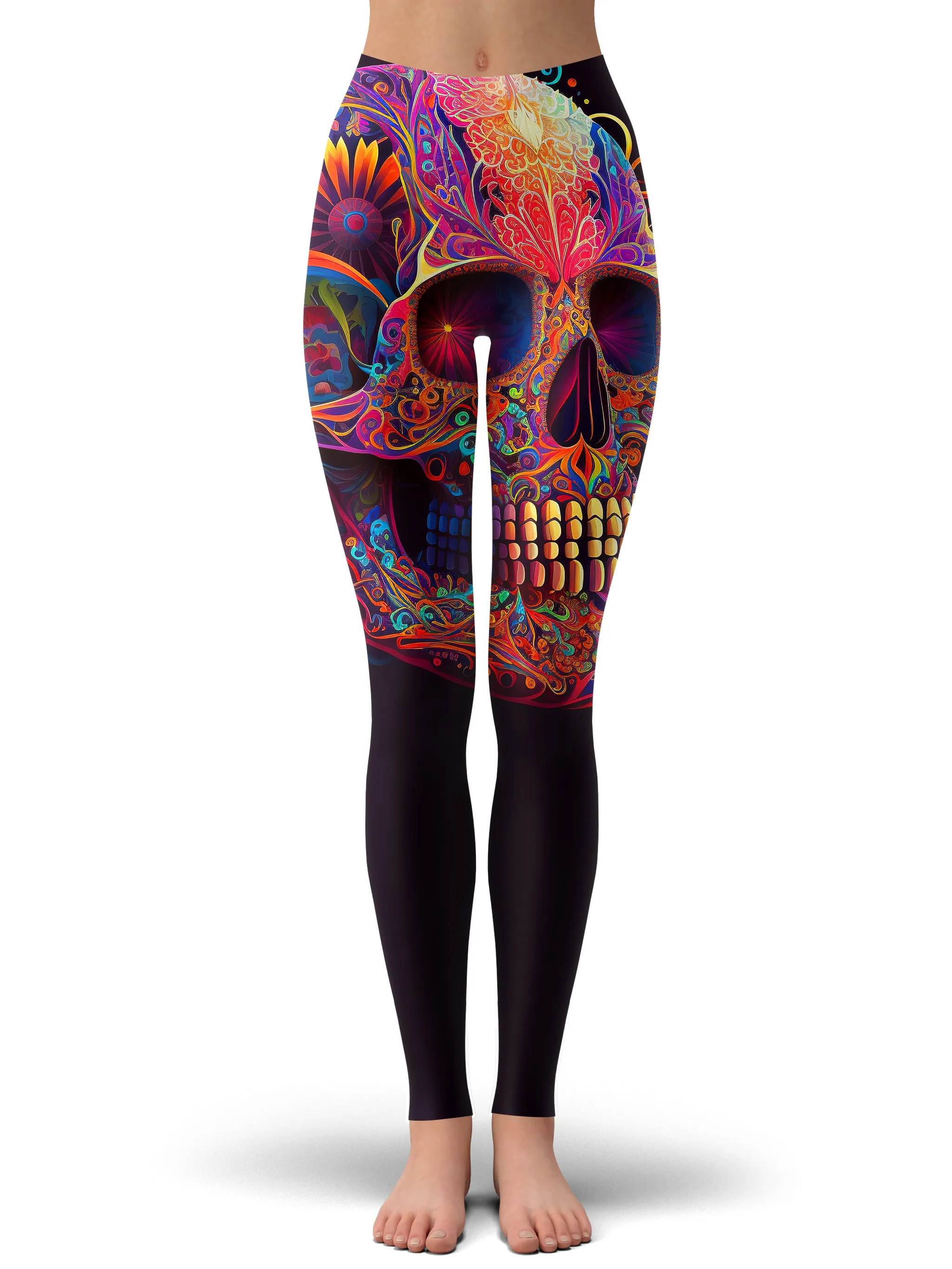 DOTD Skull Zip-Up Hoodie and Leggings Combo