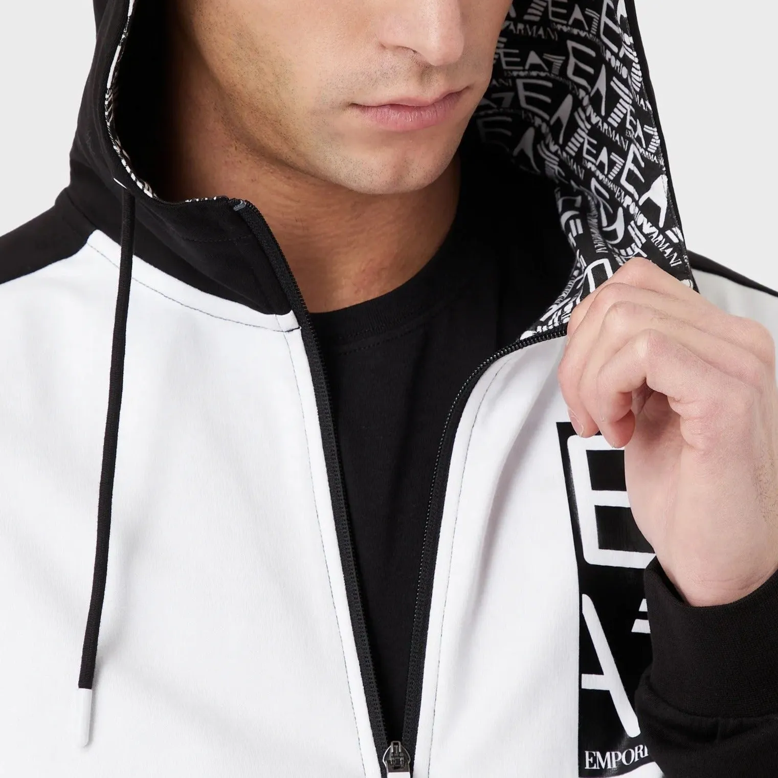 EA7 Graphic Hooded Sweatshirt