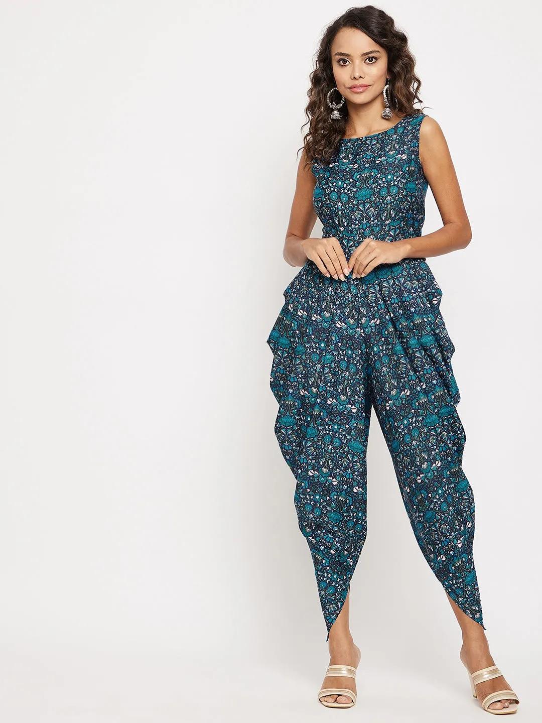 Elasticated Ethnic Dhoti Jumpsuit