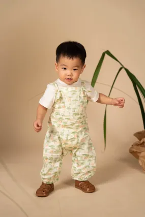 Emery Jumpsuit - Green Safari