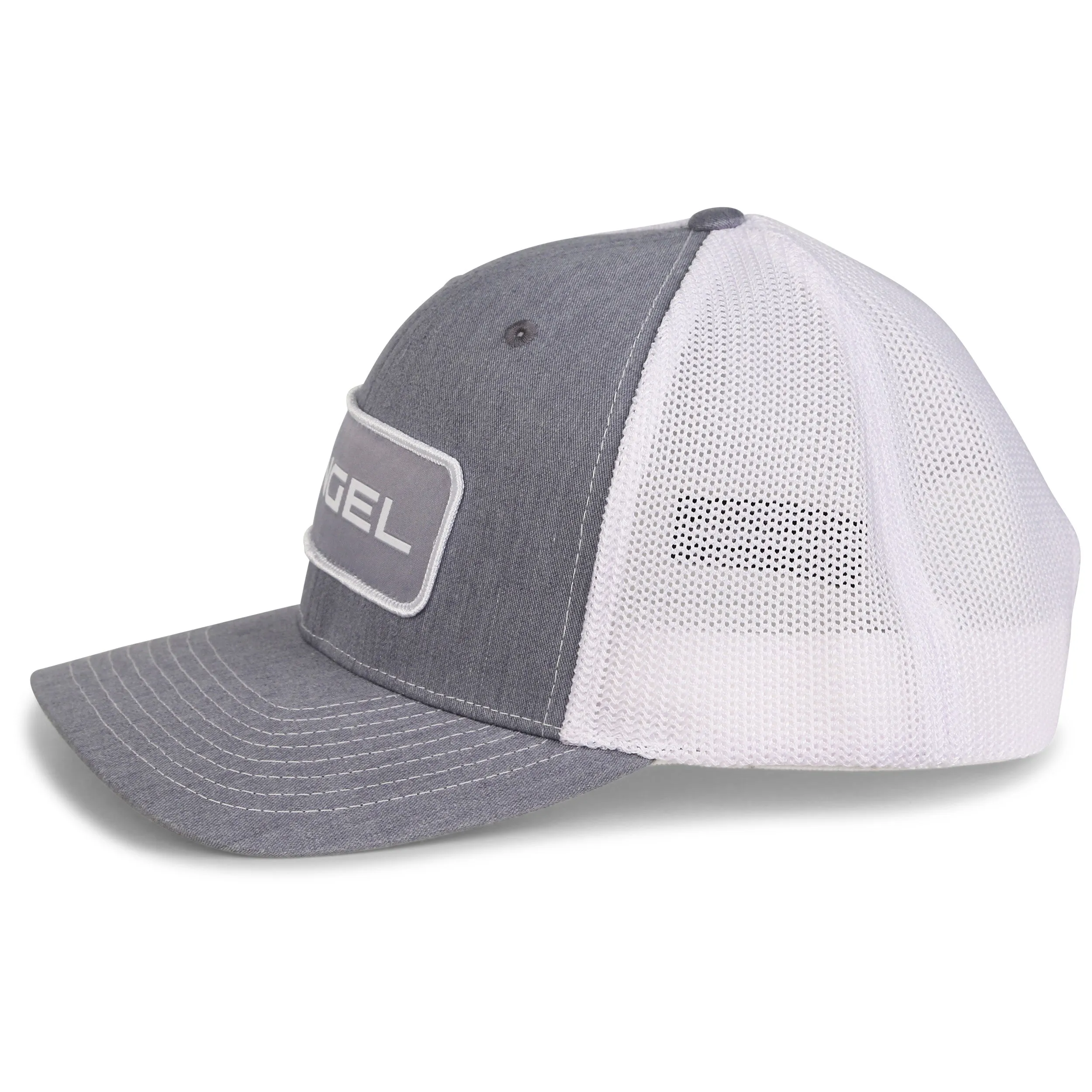 Engel Heather Grey & White 112 Trucker Cap by Richardson