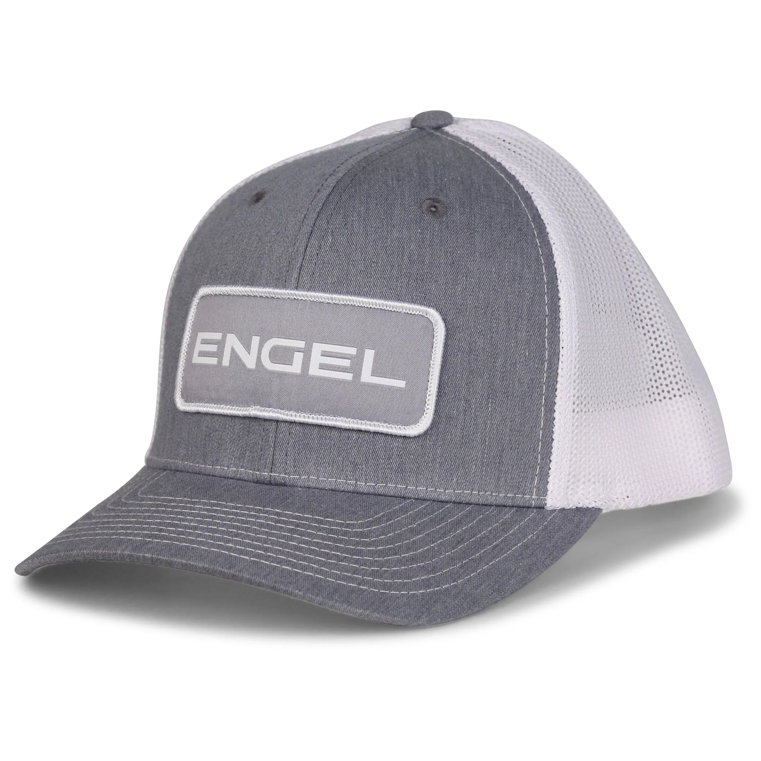 Engel Heather Grey & White 112 Trucker Cap by Richardson