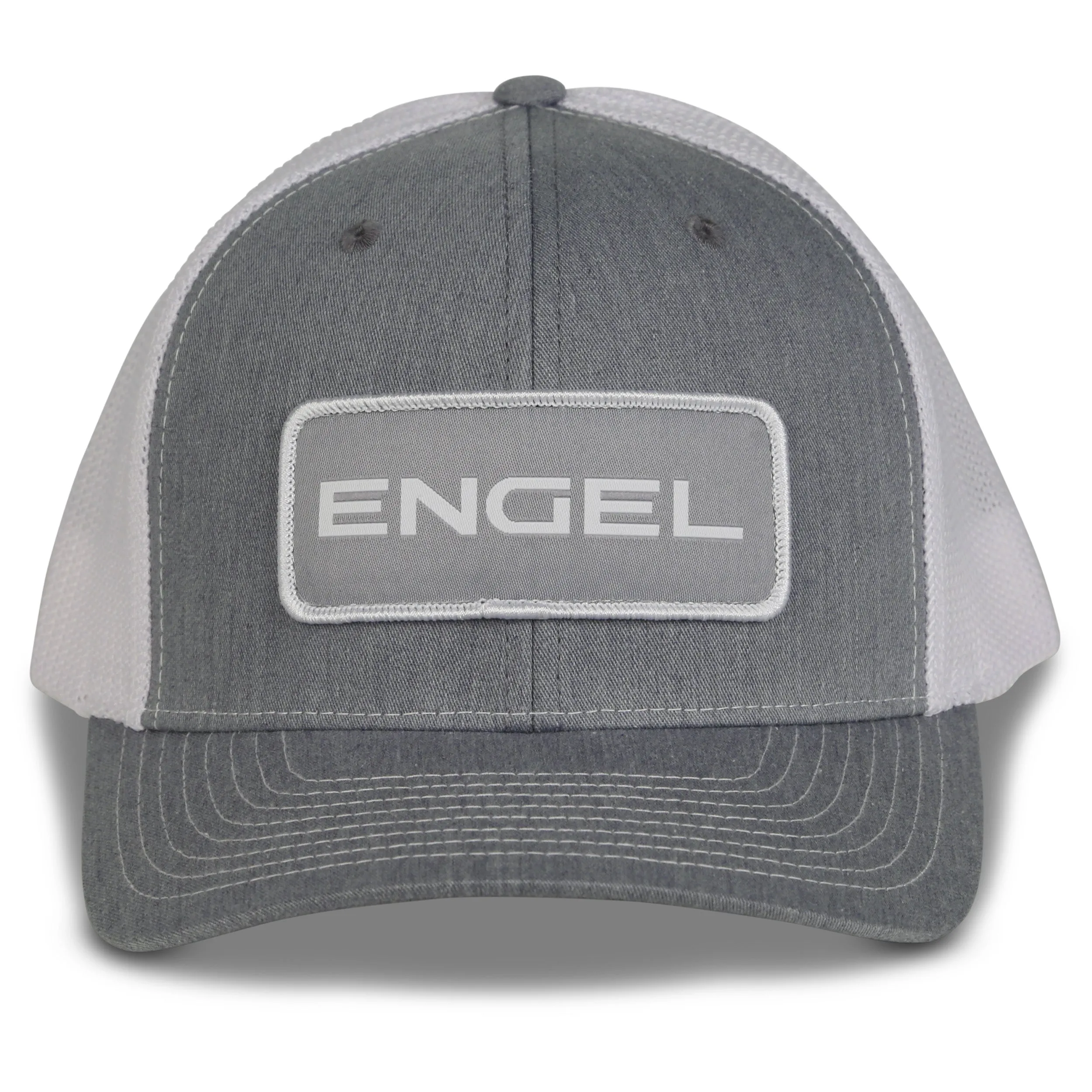 Engel Heather Grey & White 112 Trucker Cap by Richardson