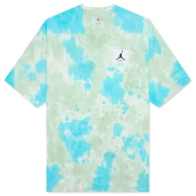 Essentials S/S Tee - Pale Ivory/Pistachio Frost/Bleached Aqua