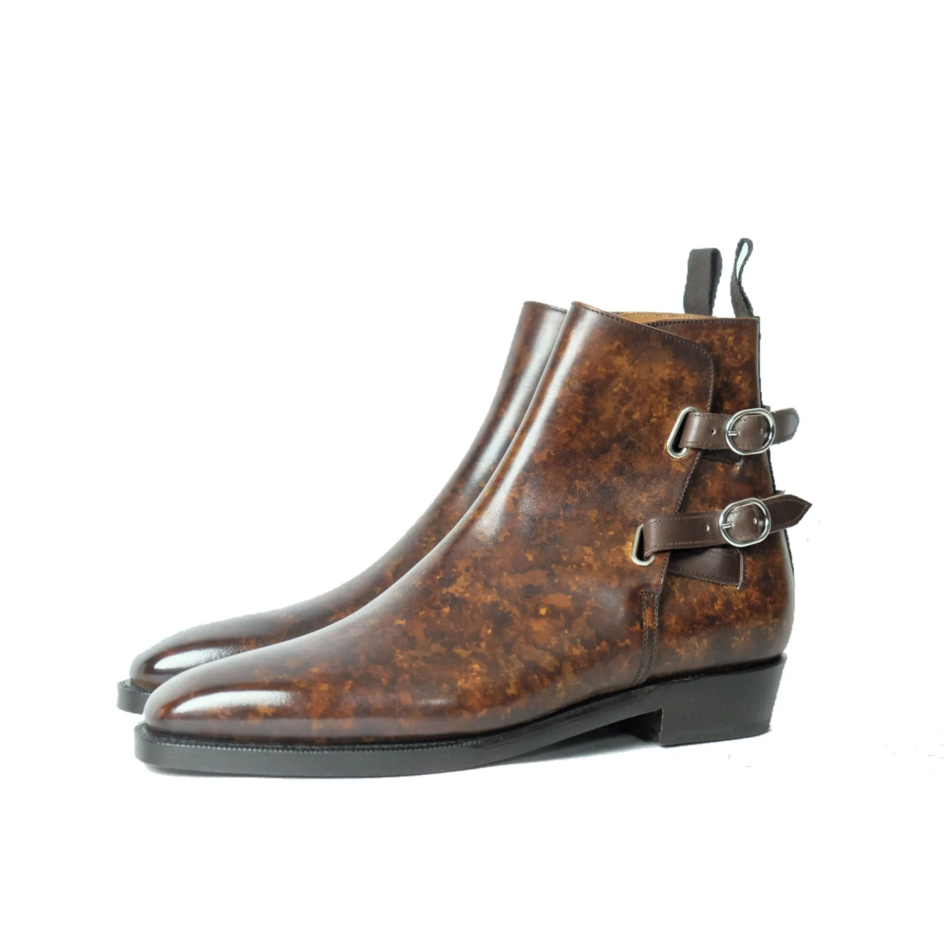 Genesee - MTO - Copper Marble Patina - MGF Last - Double Leather Sole