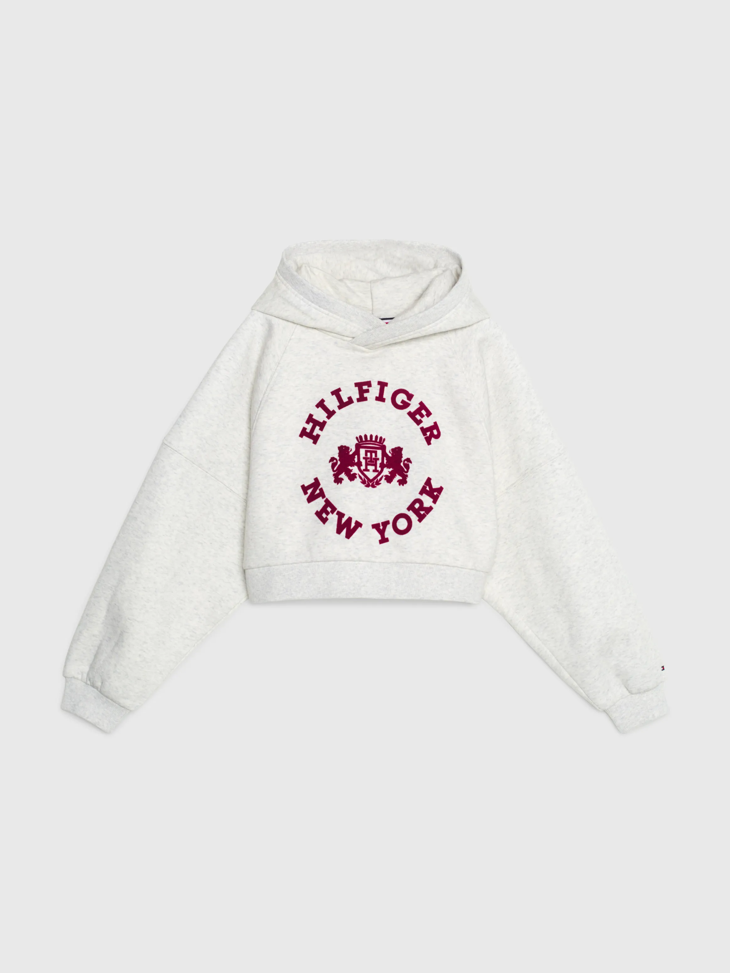 Girls 8-16 Varsity Cropped Relaxed Hoodie Sweatshirt | Sweatshirts & Hoodies | Tommy Kids