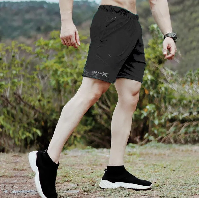 GymX Grey Shorts (Flex Dry Fit) - Sale