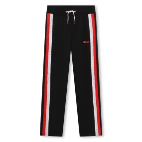 Hugo Trackpants Stripe Black