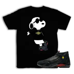 Jordan 14 Last Shot Snoopy Shirt