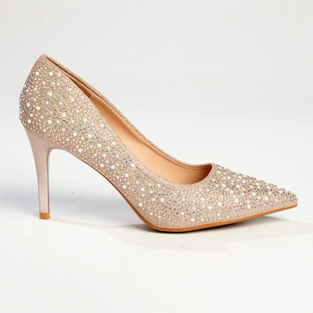 Madison Kylie Court Heels - Champagne