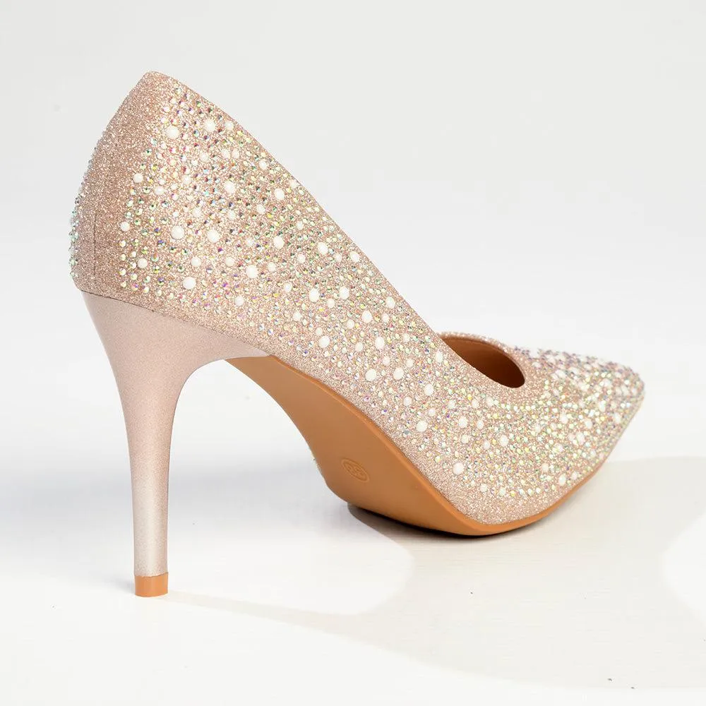 Madison Kylie Court Heels - Champagne