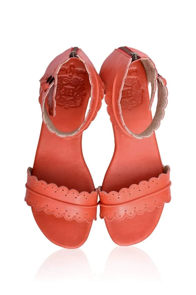 Midsummer Sandals in Vintage Red