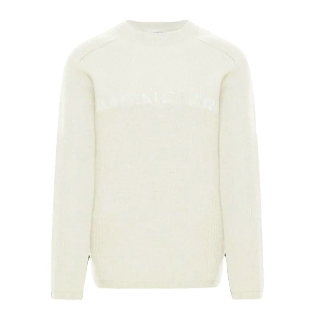 MONCLER  |Wool Cashmere Long Sleeves Logo FX Advantage / Exclusive