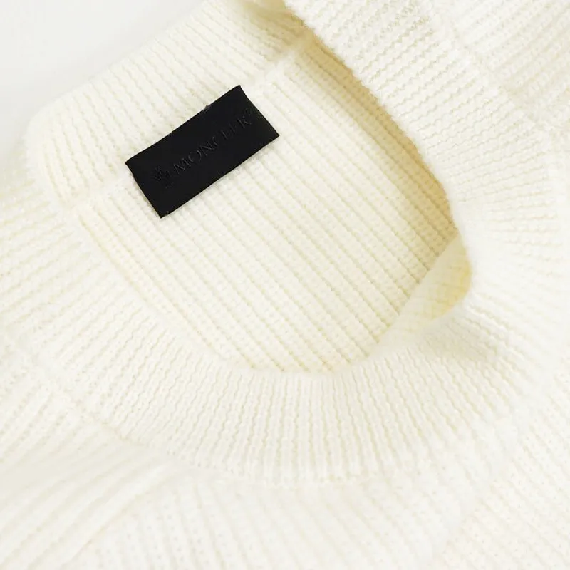 MONCLER  |Wool Cashmere Long Sleeves Logo FX Advantage / Exclusive