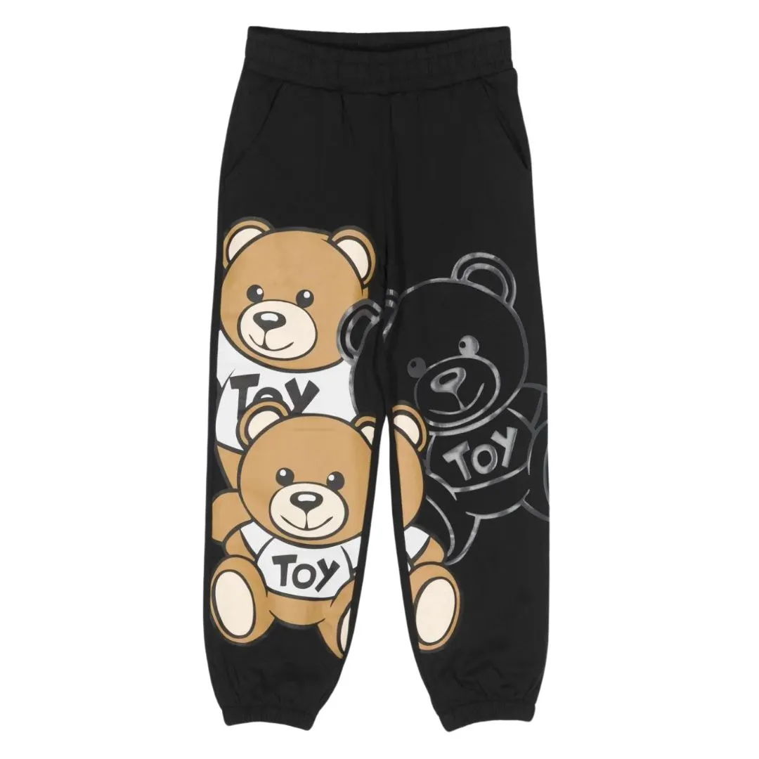 Moschino Trackpants 3 Bear Logo Black