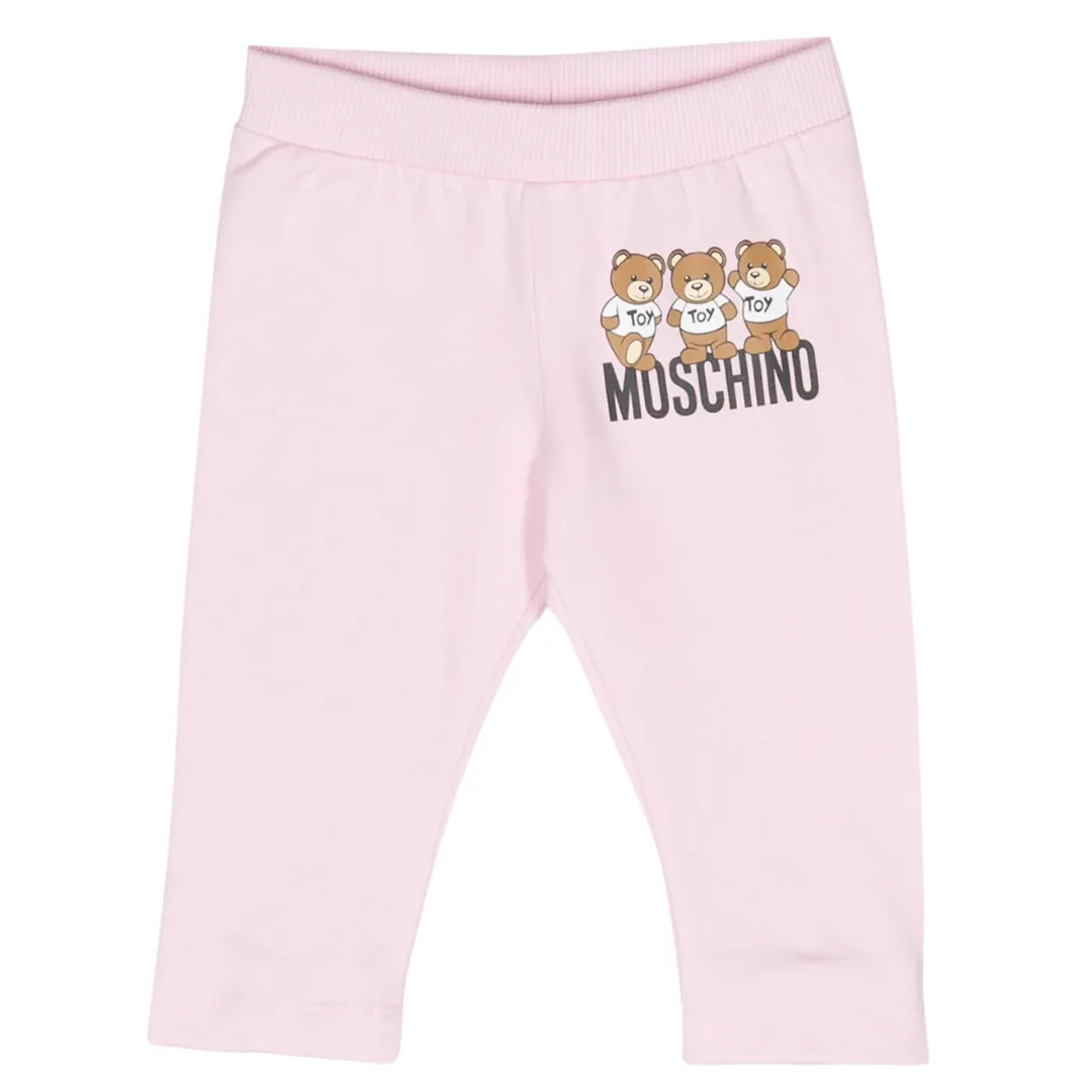 Moschino Trackpants Bear Logo Pink