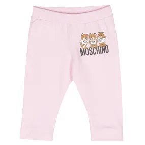 Moschino Trackpants Bear Logo Pink