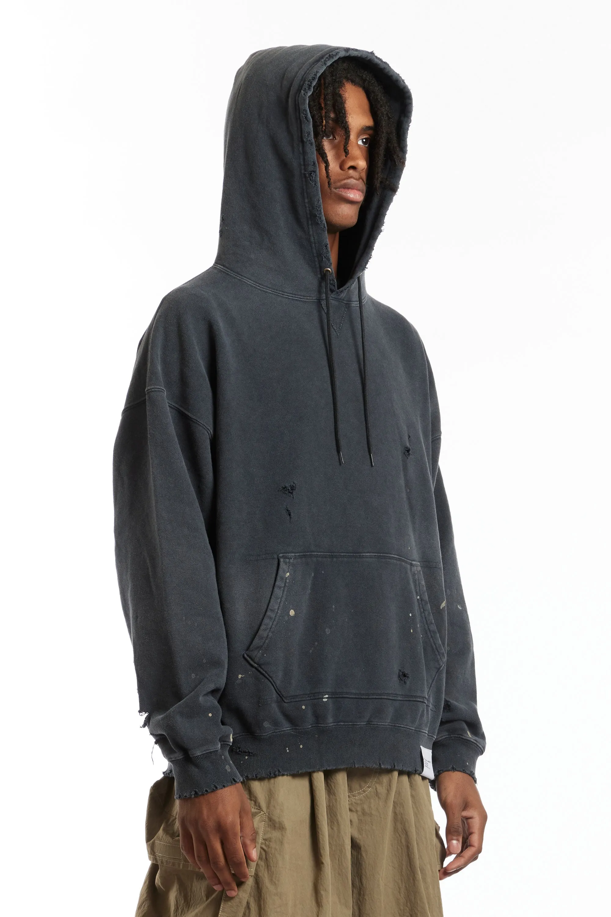 NEIGHBORHOOD - DAMAGE HOODED SWEATSHIRT