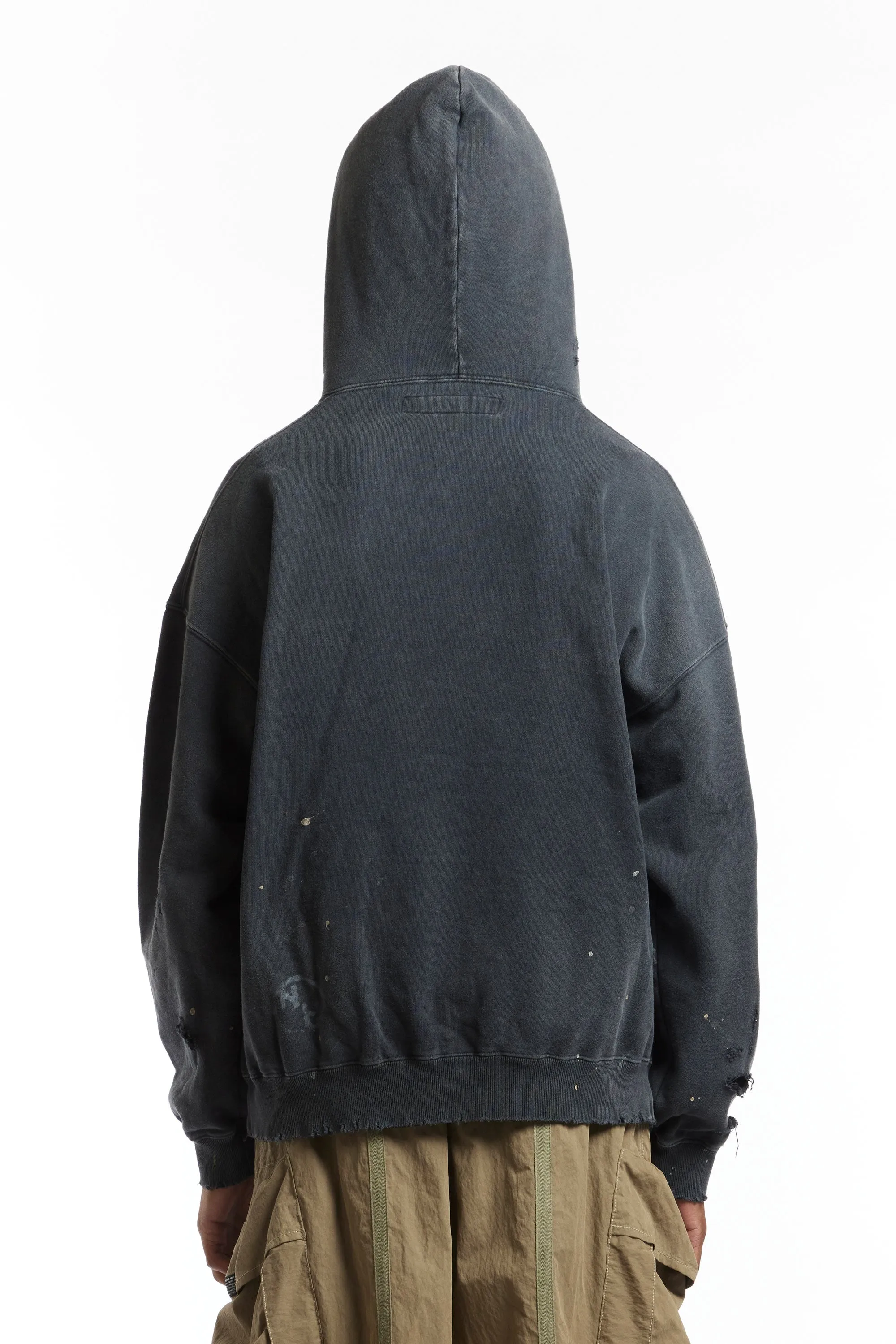 NEIGHBORHOOD - DAMAGE HOODED SWEATSHIRT